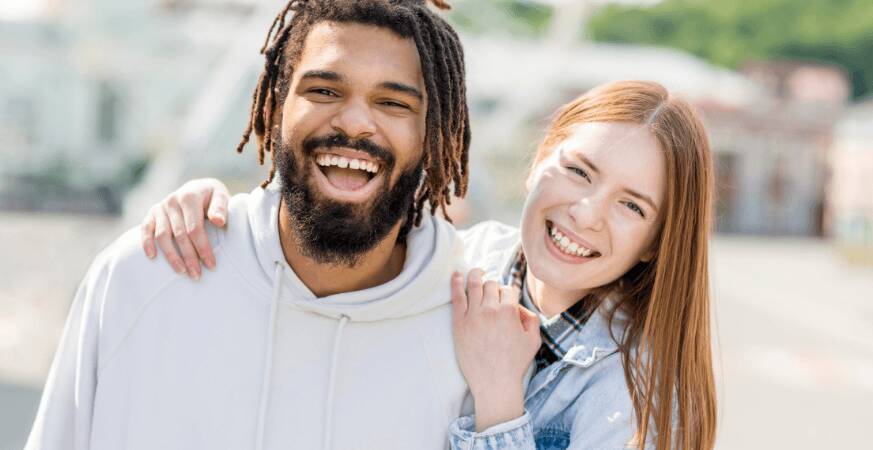 young happy couple